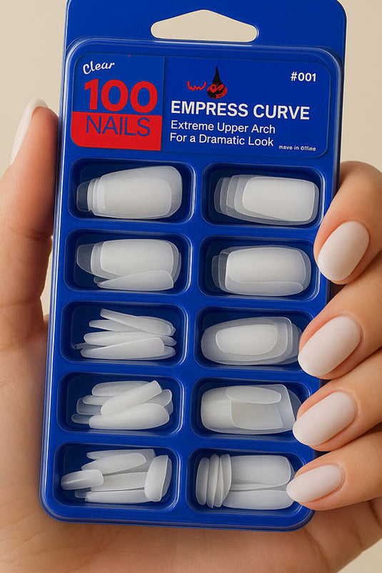 100er-Packung weiße künstliche Fingernägel