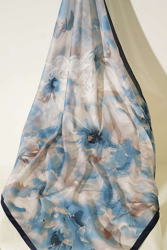 Ensemble De 3 Foulards Pastel À Fleurs De 120 Cm