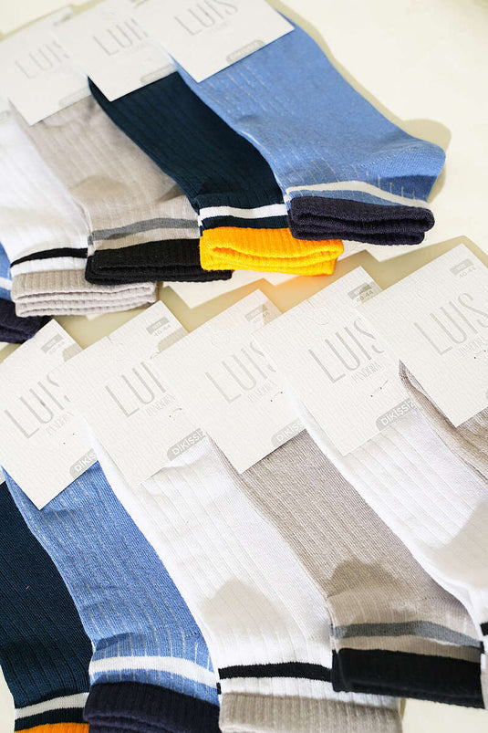 Lot de 12 chaussettes invisibles pour homme assorties 6