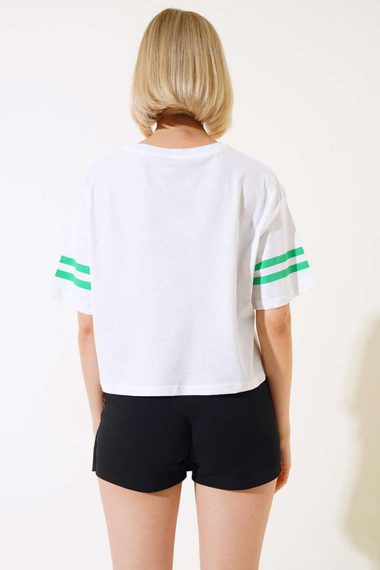 T-shirt imprimé blanc 1996