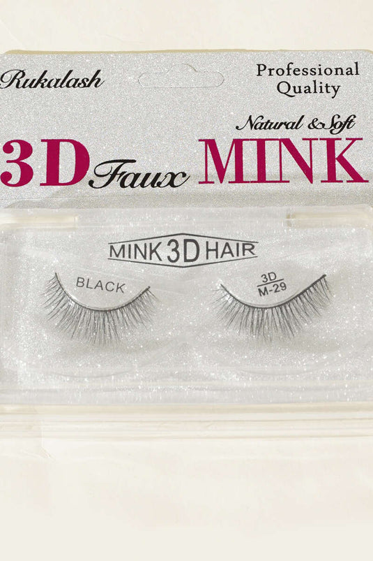 رموش صناعية طبيعية ثلاثية الأبعاد رقم 29 أسود