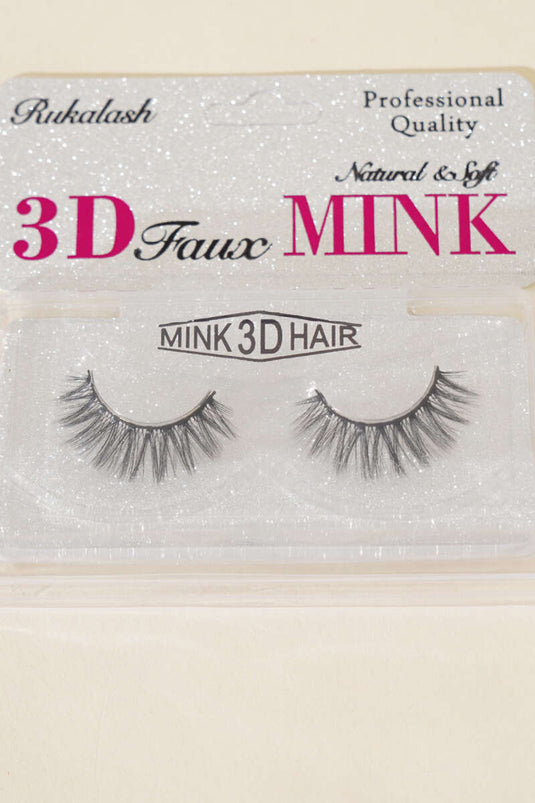 Faux cils naturels effet 3D n° 3 Noir