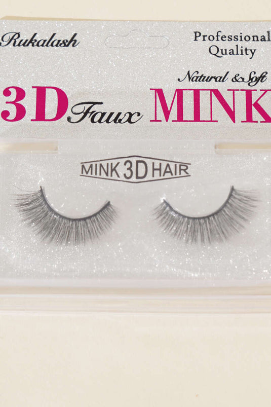 Faux cils naturels effet 3D n° 5 Noir