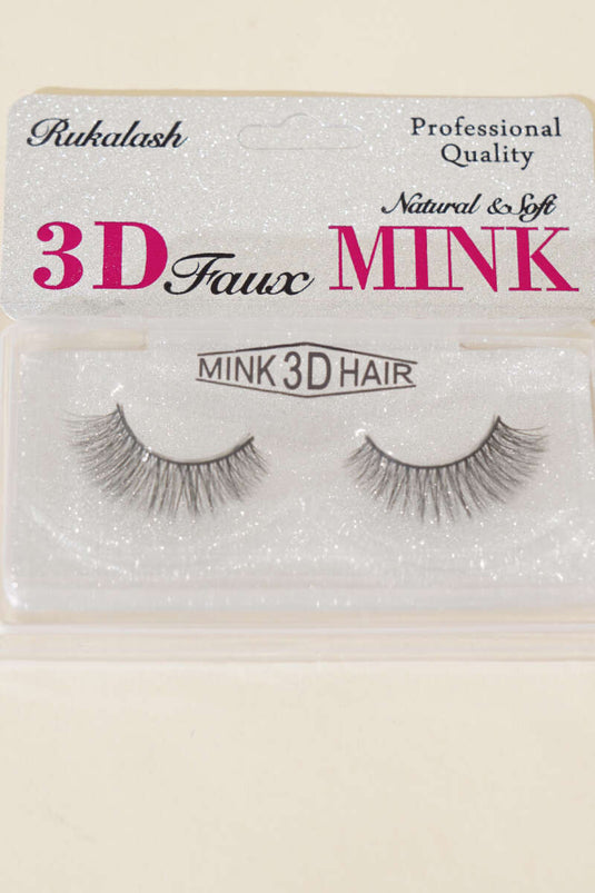3D Effect Natural False Eyelashes No:7 Black