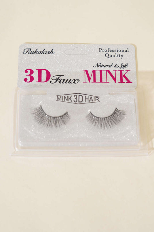 3D Effect Natural False Eyelashes No:7 Black