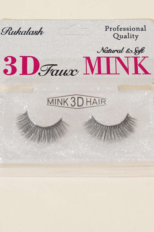 Faux cils naturels effet 3D n° 9 Noir