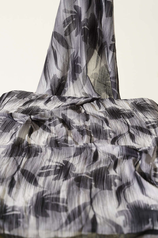 3-Piece Watercolor Pattern Bamboo Crinkle Shawl Set Assorted