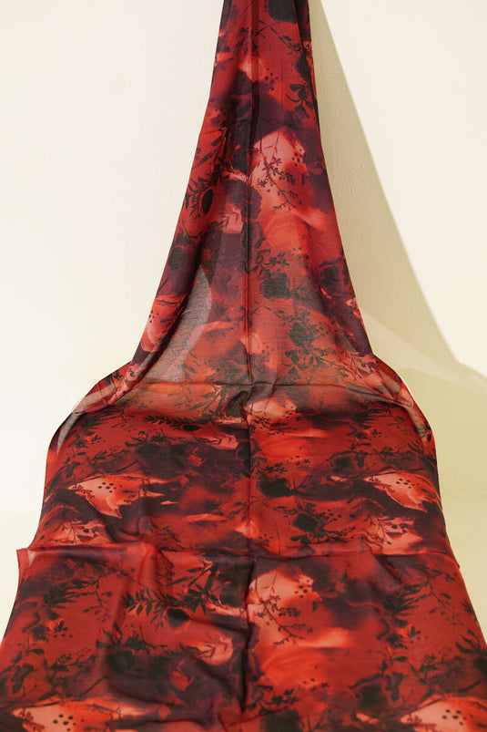 3-Delige Bloemenprint Sjaal Set In Assorti Kleuren
