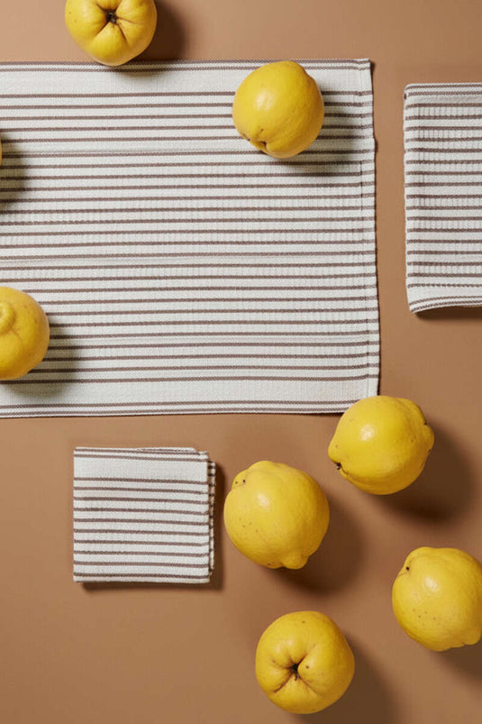 Ensemble de 3 tapis de service à café