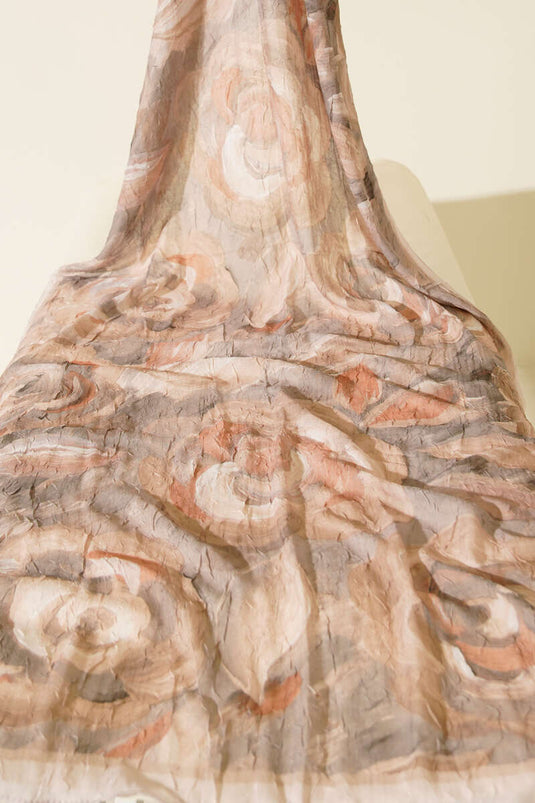 3'lü Çiçek Desenli Bambu Kraş Şal Seti Asorti 2