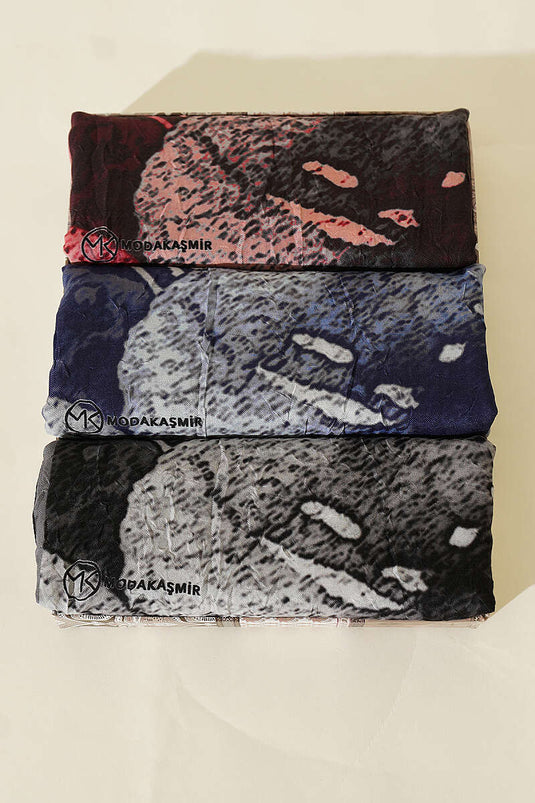 Ensemble De 3 Foulards En Bambou Ayda À Motifs