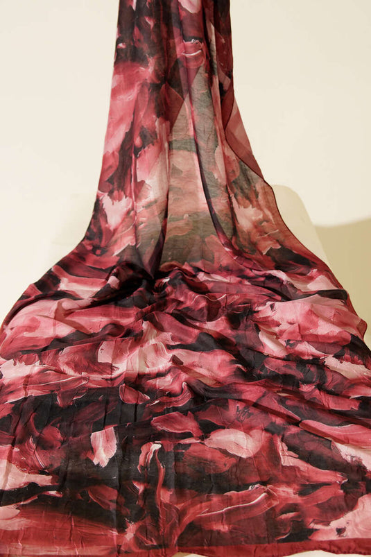 3'lü Ebru Desenli Bambu Kraş Şal Seti Asorti 1