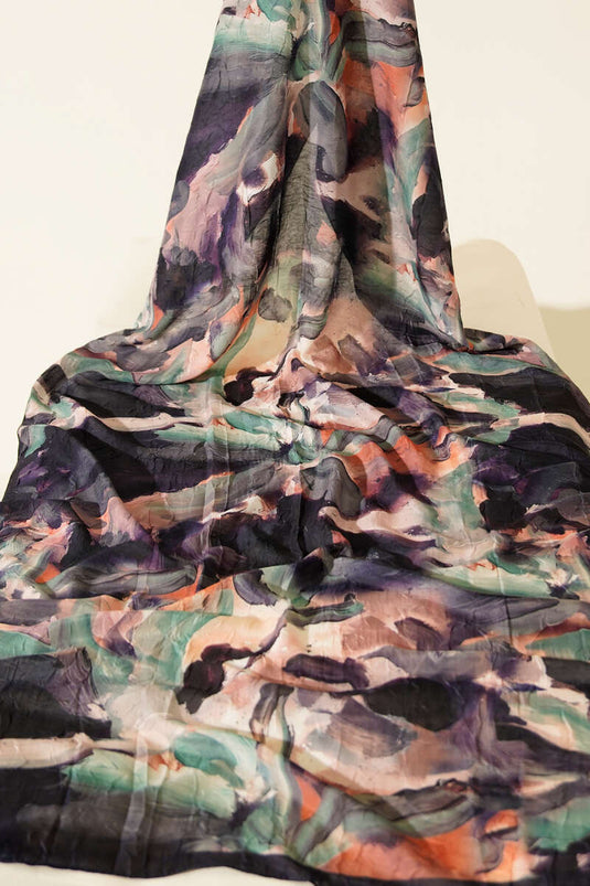 3'lü Ebru Desenli Bambu Kraş Şal Seti Asorti 1