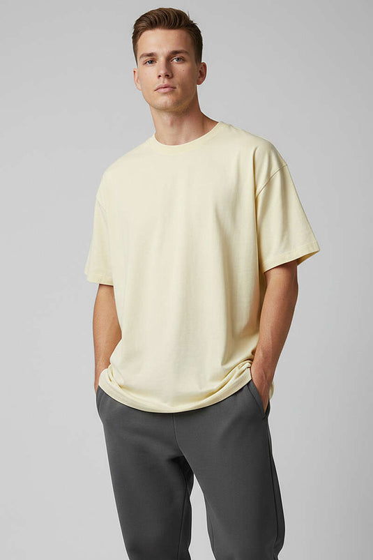 3'lü Kısa Kollu Oversize Erkek T-shirt Asorti 6