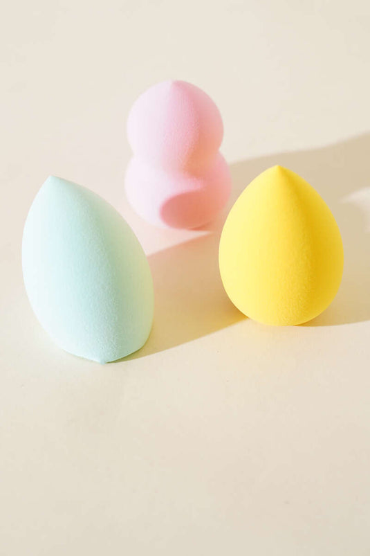 Ensemble De 3 Éponges À Maquillage Assorties 1