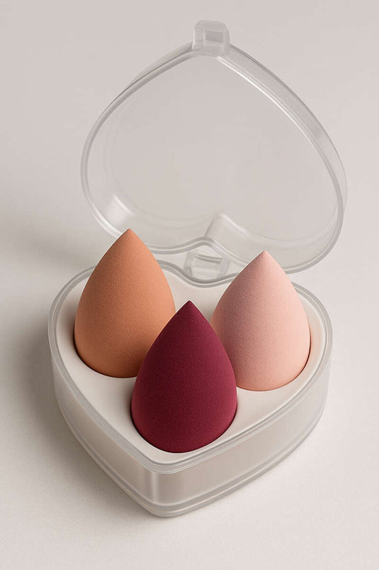 3-Piece Assorted Makeup Sponge Set