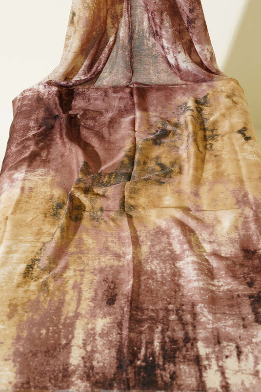 3-Piece Marble Patterned Modern Scarf Set Assorted