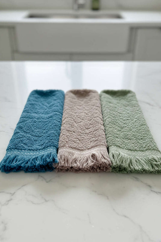 Ensemble De 3 Serviettes De Cuisine Assorties 8