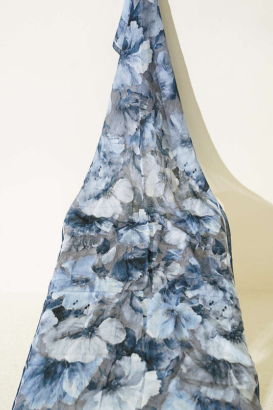 Ensemble De 3 Foulards En Bambou Avec Motifs Floraux Et Rayures