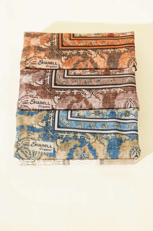Set De 3 Pañuelos Suaves Con Estampado Velora