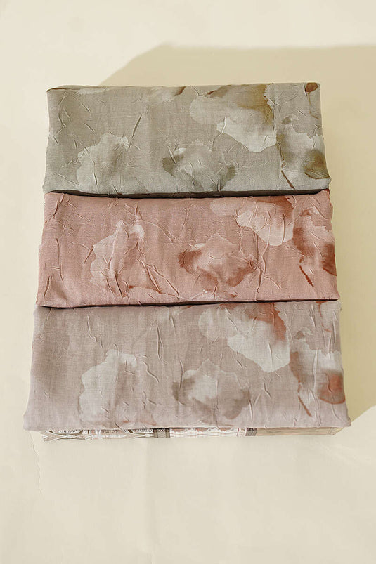Ensemble De 3 Foulards En Bambou À Motif Verona