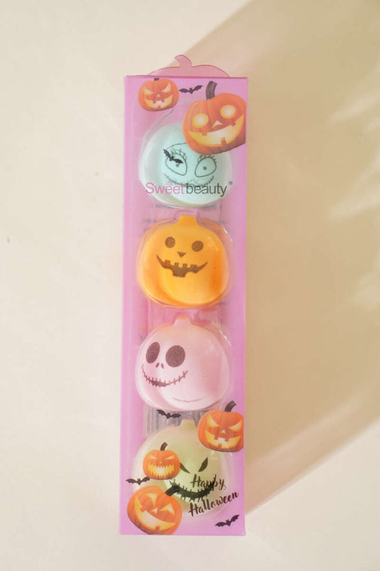 Assortiment de 4 éponges à maquillage sur le thème d'Halloween 1