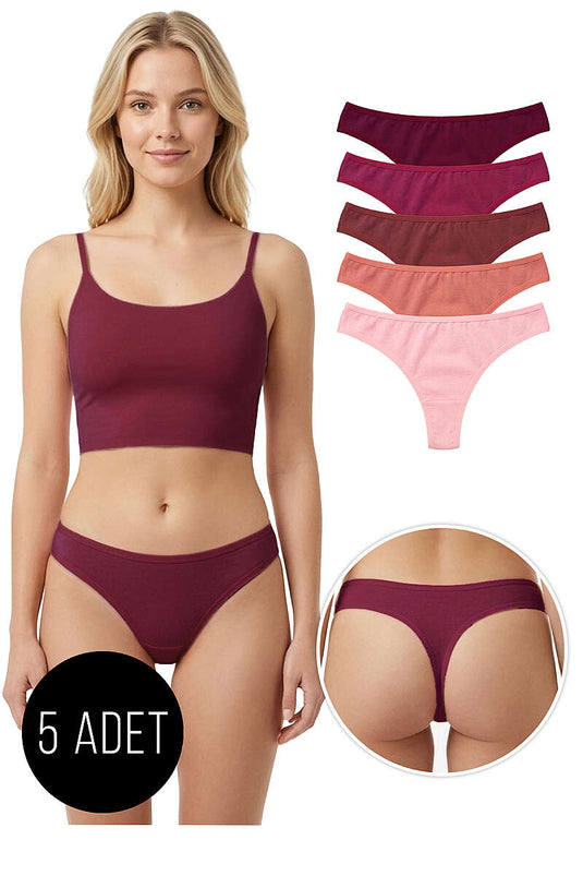 5'li Bikini Külot - Renkli 2