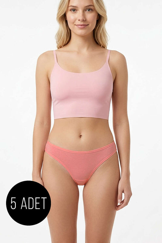 5'li Bikini Külot - Renkli 2