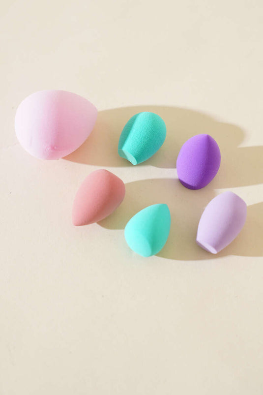 Assortiment de 6 mini éponges à maquillage 1