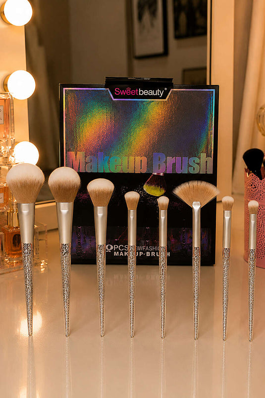 Set De 8 Pinceaux De Maquillage Assortis