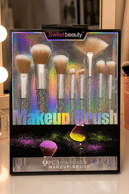 Set De 8 Pinceaux De Maquillage Assortis