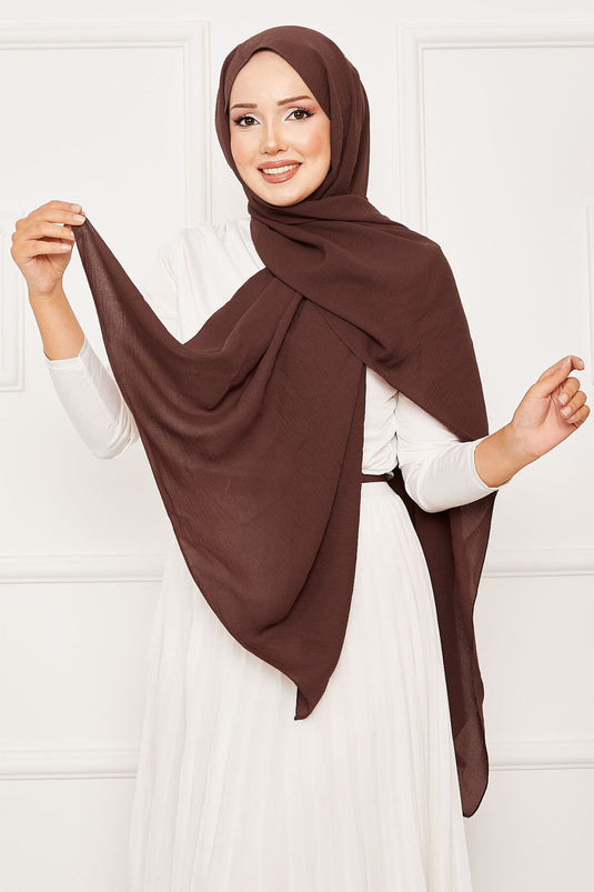 Aerobin Jazz Schal Kaffee