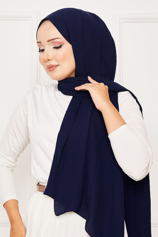 Aerobin Jazz Schal Marineblau