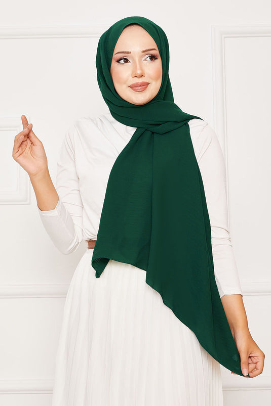 Aerobin Jazz Schal Smaragdgrün