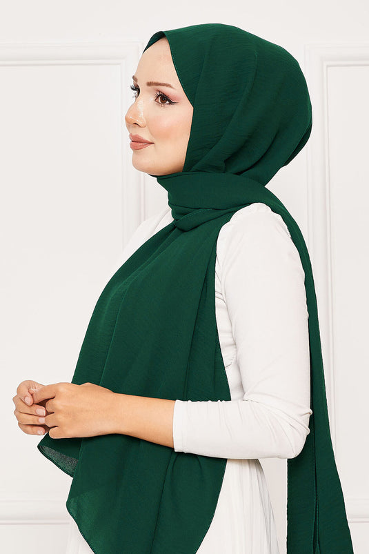 Aerobin Jazz Schal Smaragdgrün