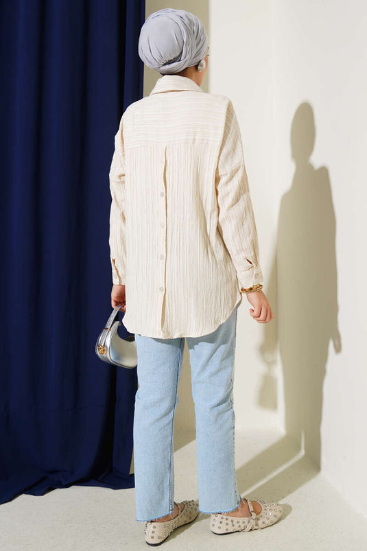 حجر قميص أساسي من لحاء الشجر