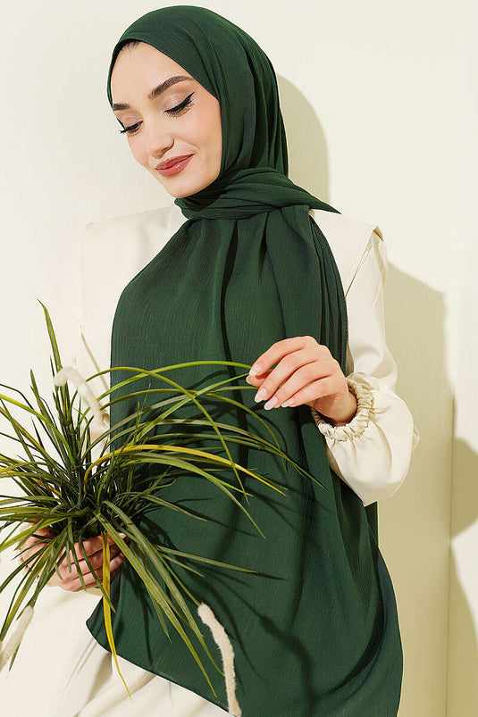 وشاح لحاء الشجرة زمرد