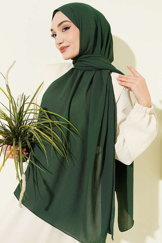 وشاح لحاء الشجرة زمرد