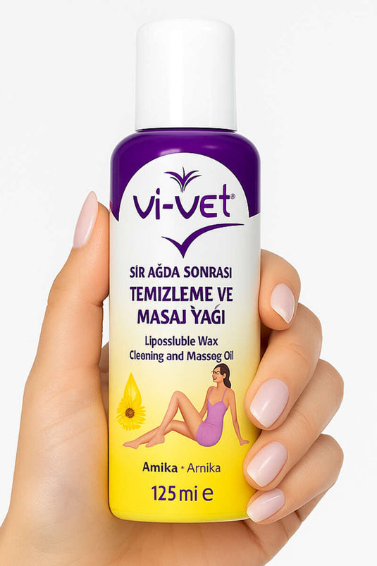 زيت تنظيف ما بعد إزالة الشعر بالشمع بخلاصة زهرة العطاس