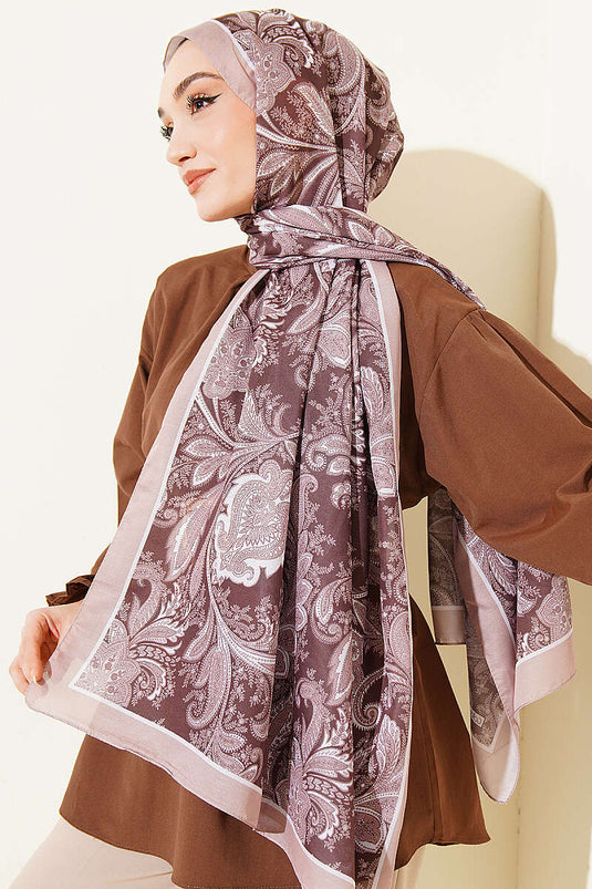 Foulard série motif Antik beige