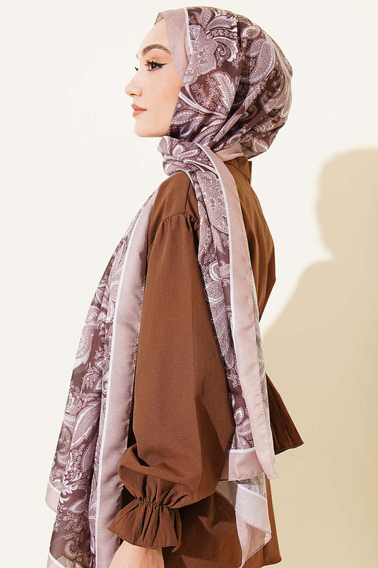 Foulard série motif Antik beige