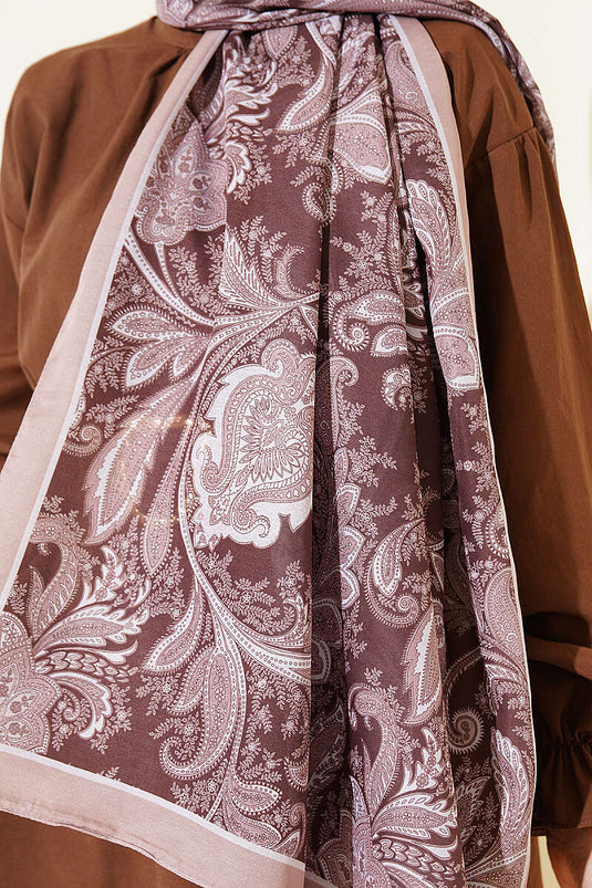 Foulard série motif Antik beige