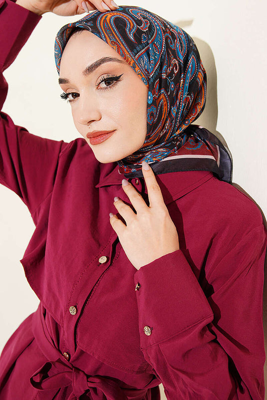 Foulard Antik Paisley Motif Parlement