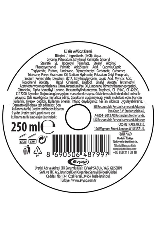 Arko Moisturizing Nourishing Avocado Care Cream 250 ml