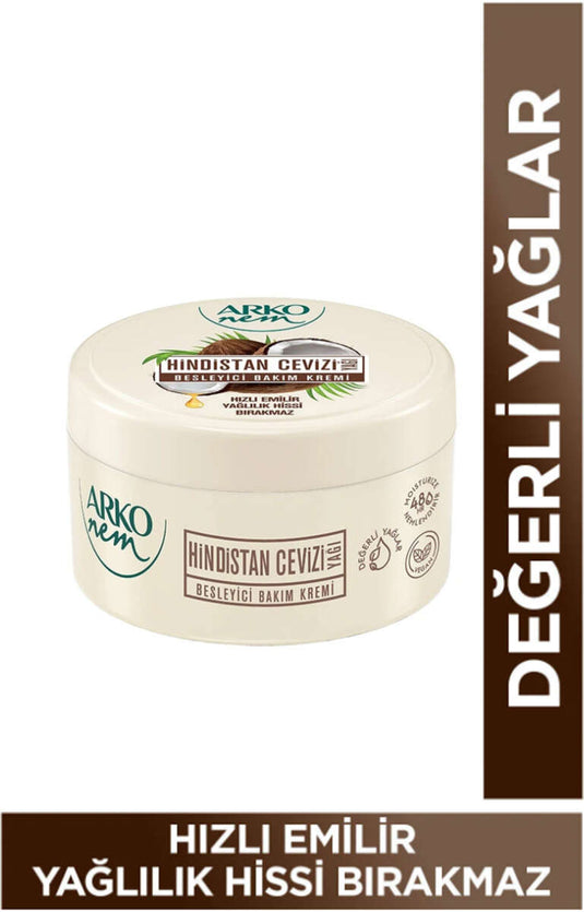 Arko Moisturizing Nourishing Coconut Care Cream 250 ml