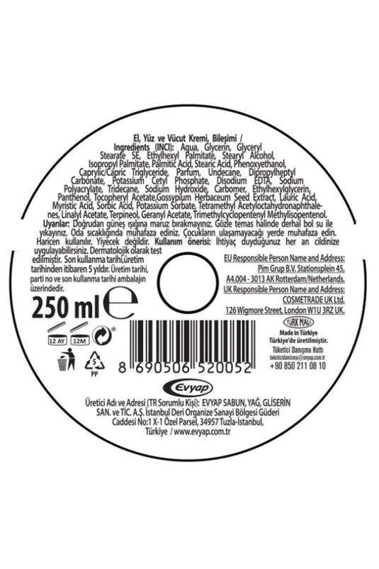 Arko Moisturizing Intensive Care Cream 250 ml