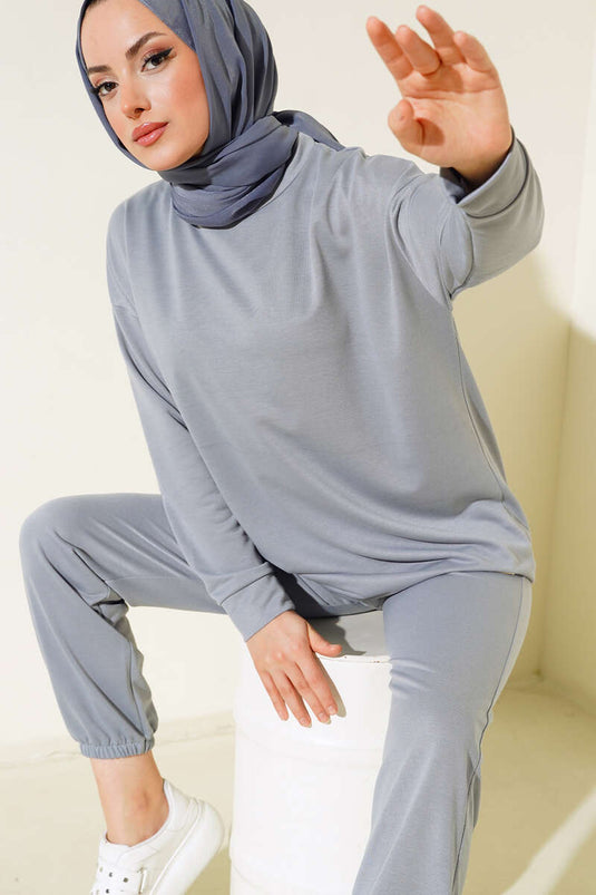 Detailed Arm Double Set Gray