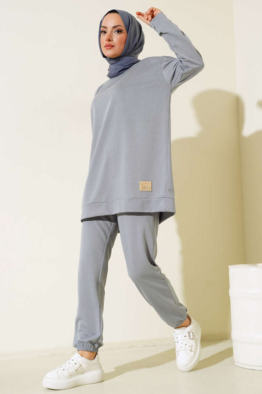 Detailed Arm Double Set Gray