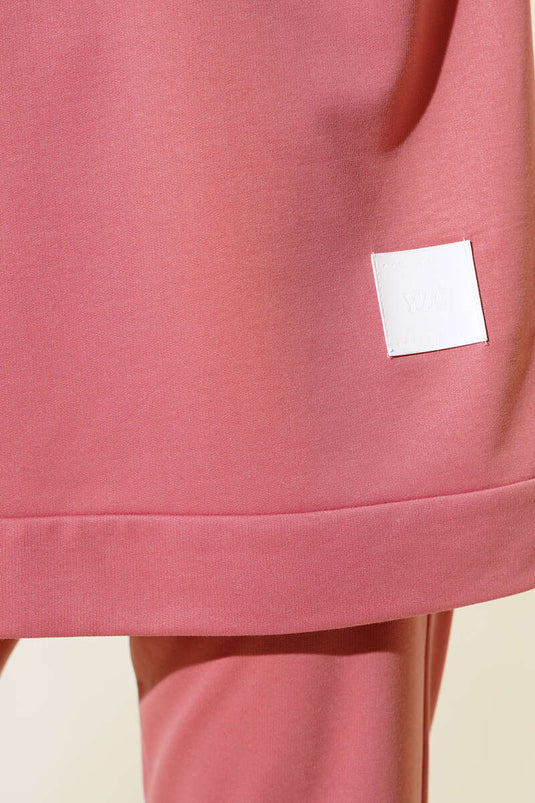 Detailed Arm Double Set Rose Pink