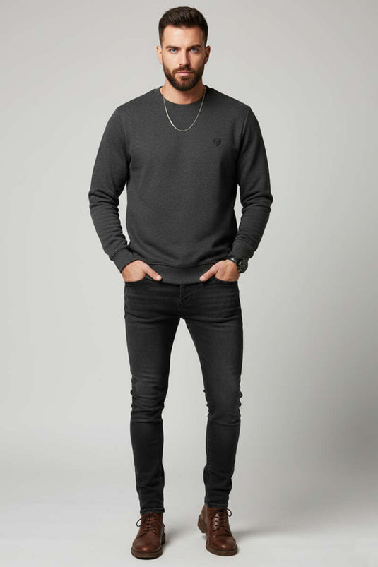 Thessaloniki Emblem Sweatshirt Anthracite